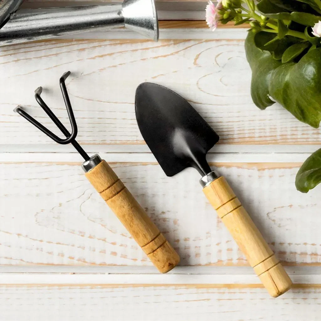 ProGarden Mini-Gartenwerkzeuge Set Spaten und Klauenharke 2-teilig