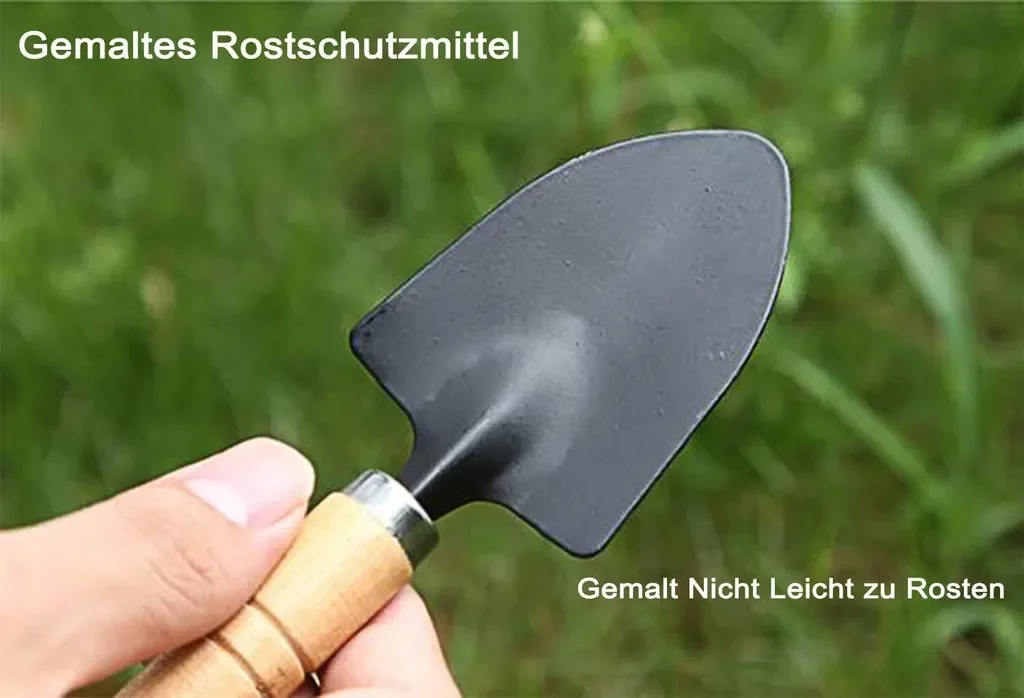 Zimtky Mini Gartenwerkzeug Set 3-tlg Bonsai Schaufel Spaten Rechen