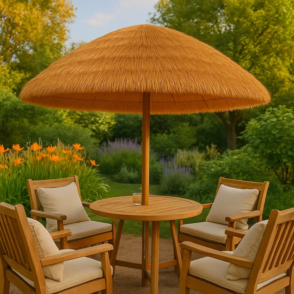 Gardlov Hawaii Sonnenschirm 170 cm höhenverstellbar neigbar klappbar