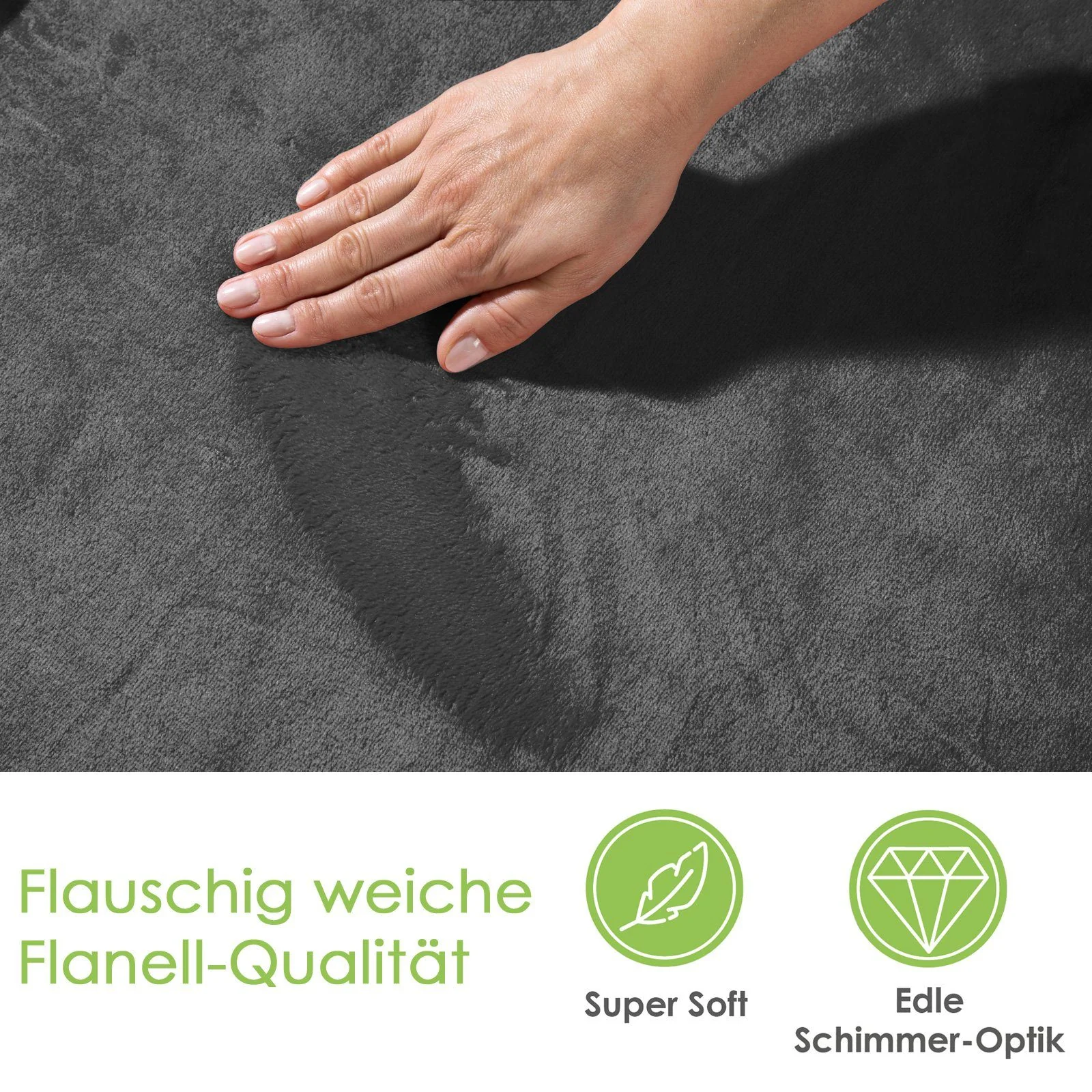 Wohndecke Premium Super Soft Flanell Kuscheldecke Sofadecke