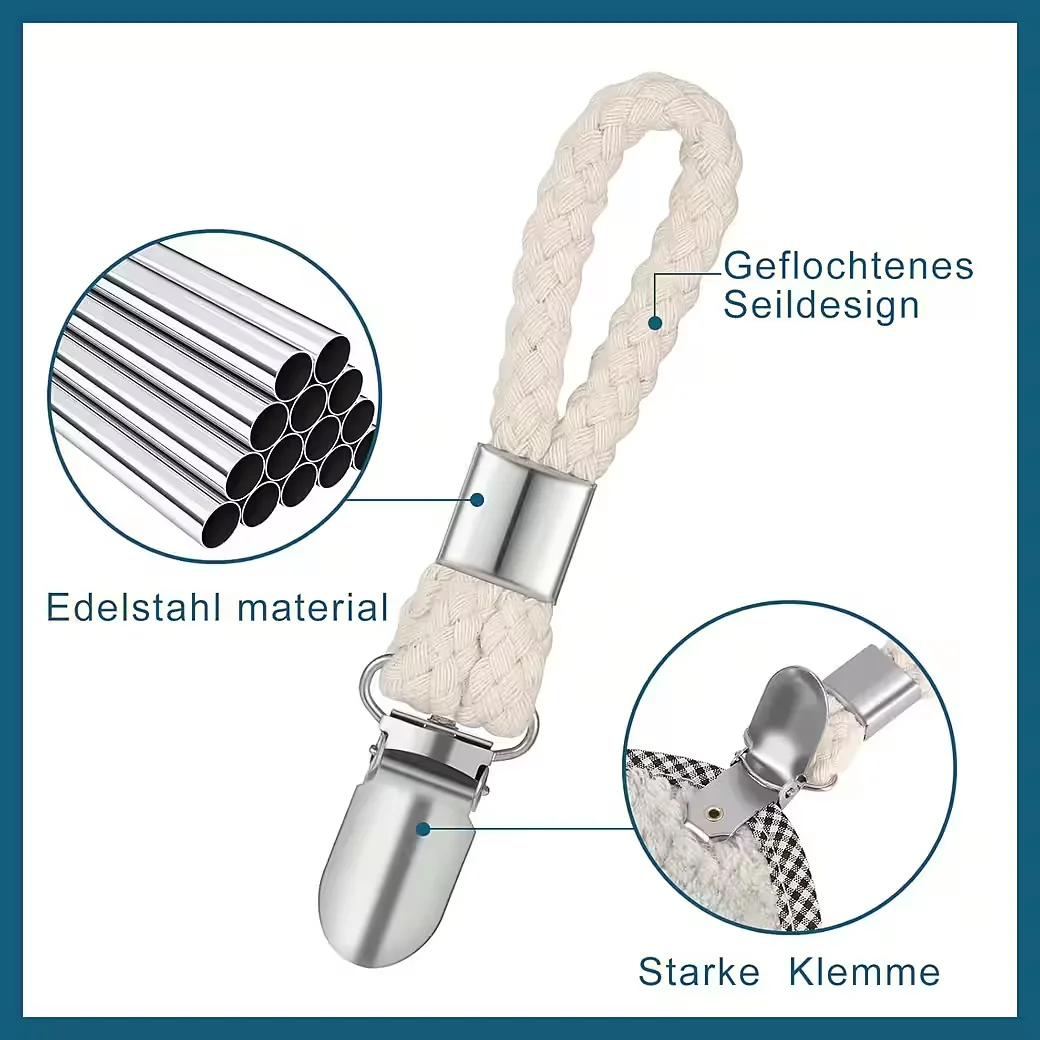 FELIXLEO Handtuchklemmen Geschirrtuchclips 4er Set strapazierfähig