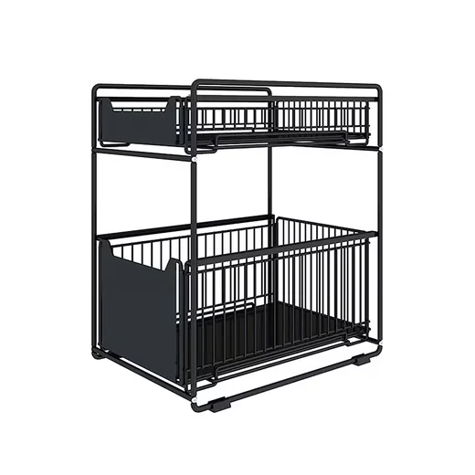 Küchenregal Schubladenregal mit 2 Körben Waschbecken Regal Unterschrank Organizer