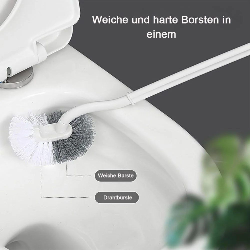 WC-Reinigungsbürste 3er Set WC Bürste mit Randreiniger
