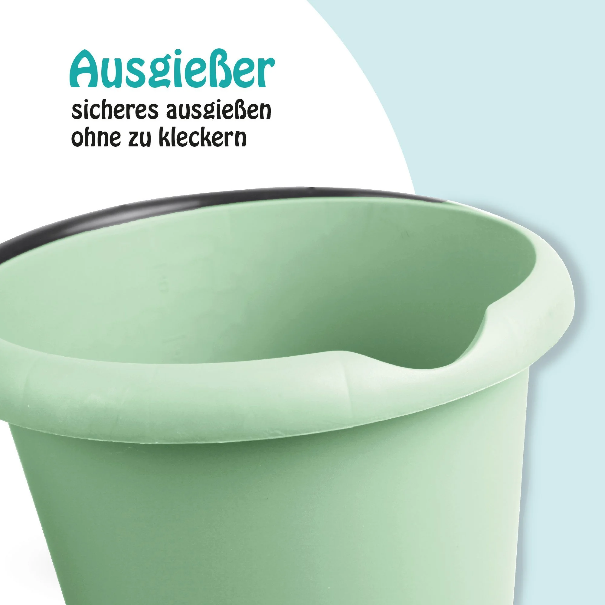 PROHOME Putzeimer 5 Liter Haushaltseimer für Reinigung