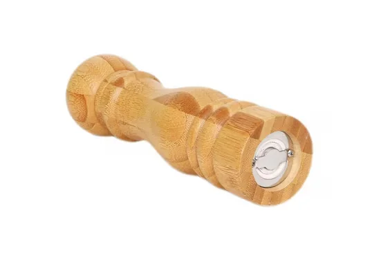 Gewürzmühle 2-tlg. Bambus-Set – Salz- & Pfeffermühle im Naturdesign