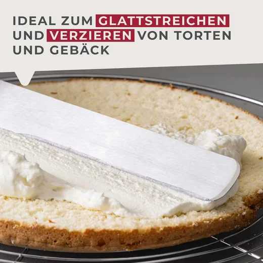 Tortenheber Winkelpalette, Kuchenspachtel, Backzubehör