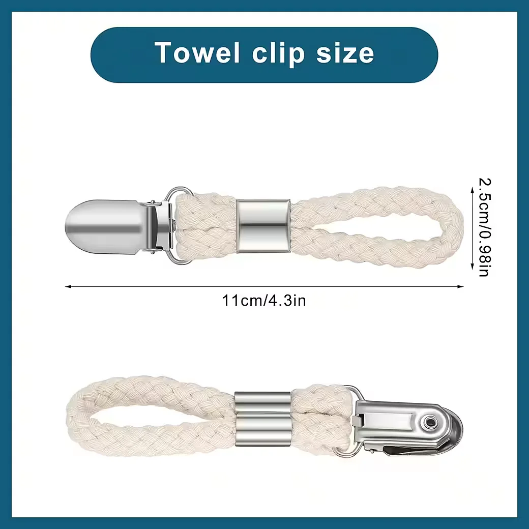 FELIXLEO Handtuchklemmen Geschirrtuchclips 4er Set strapazierfähig