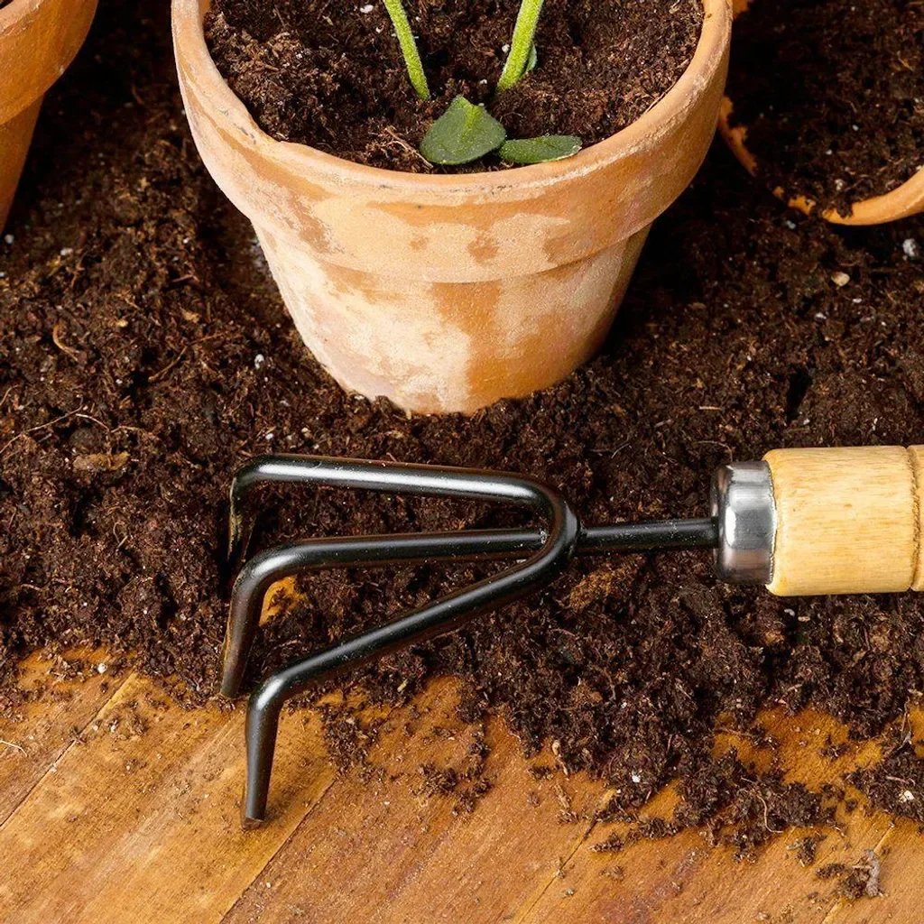 ProGarden Mini-Gartenwerkzeuge Set Spaten und Klauenharke 2-teilig
