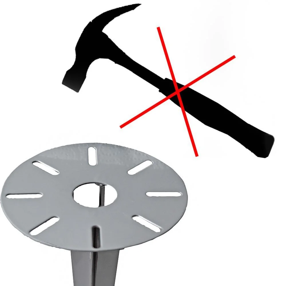 ETC-SHOP Erdspieß 30 cm Stahl für Gartenleuchten und Lampen