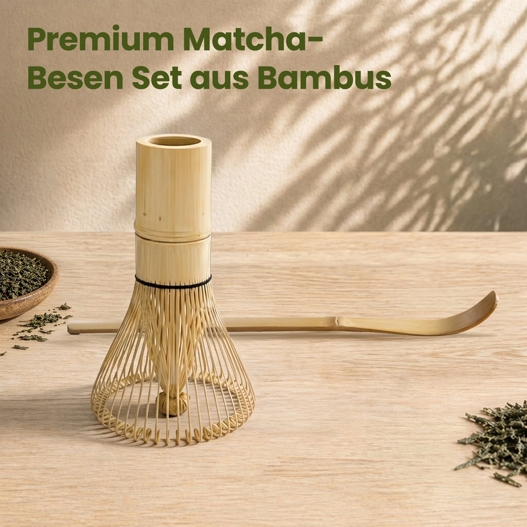 Teeservice Matcha Set - 7-teiliges Matcha Tee Lebensmittelecht, Spülmaschinenfest