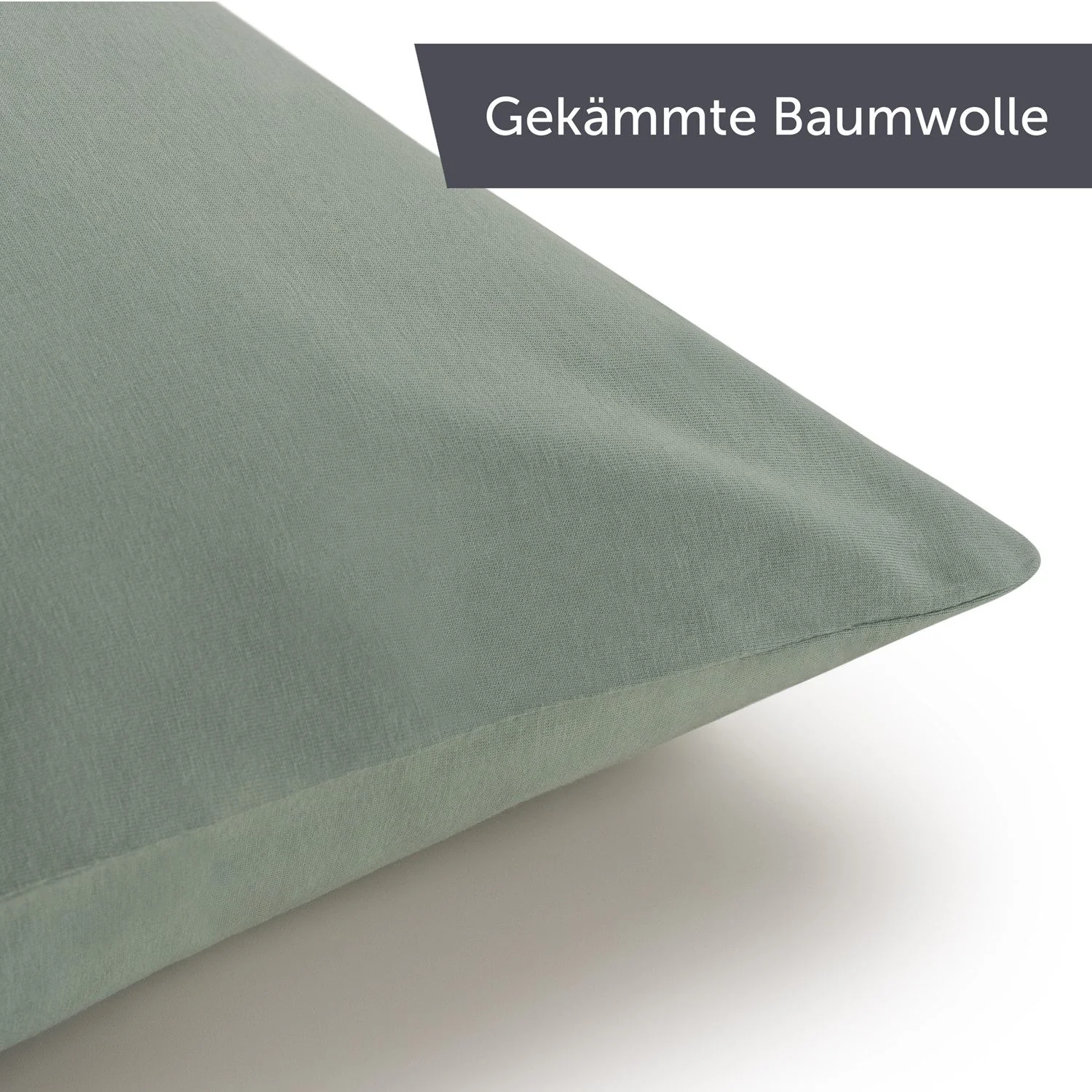 BLUMTAL Kissenbezüge Premium Jersey 2er Set Oeko-Tex zertifiziert