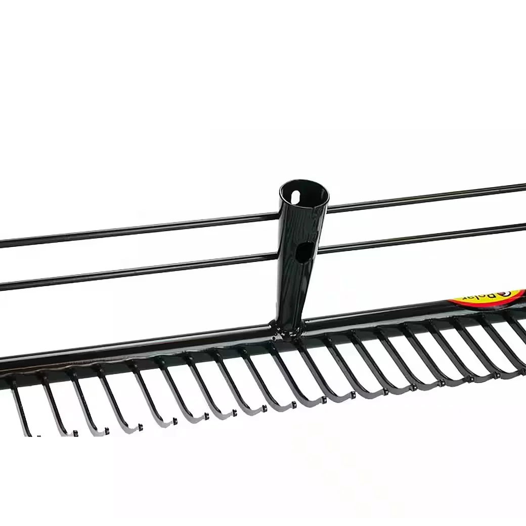 POLAR GARTEN Rasenrechen 2315 60 cm 32 Zinken stabiler Heurechen