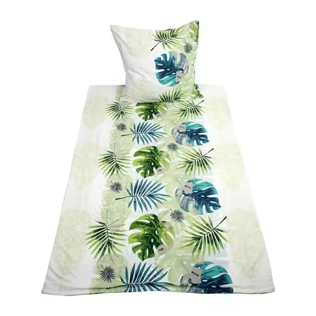 HTI-Living Bettwäsche Set 2-teilig 135x200 Monstera