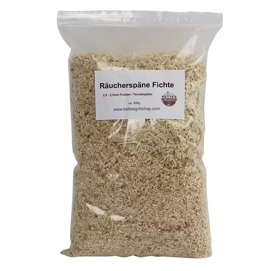 KETTE´S GRILLZUBEHÖR Räucherspäne Fichte für Fleisch, Wurst, Käse