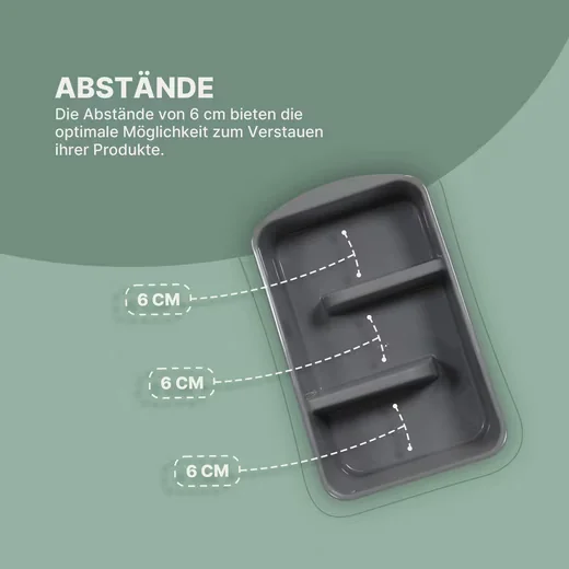 Küchenorganizer-Set mit 3 Fächern