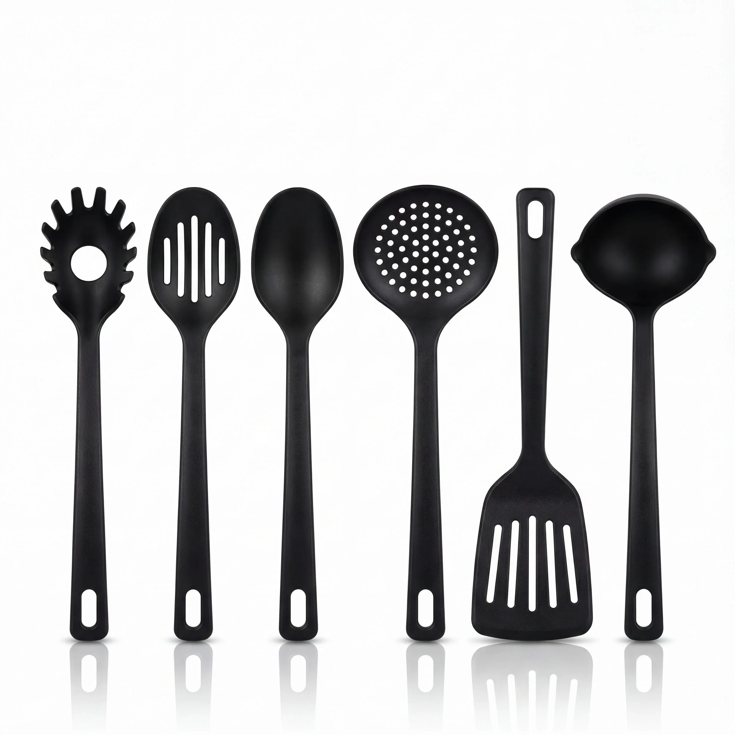 Kochbesteck-Set Küchenhelfer 6er Set, spülmaschinenfest, kratzfrei & lebensmittelecht