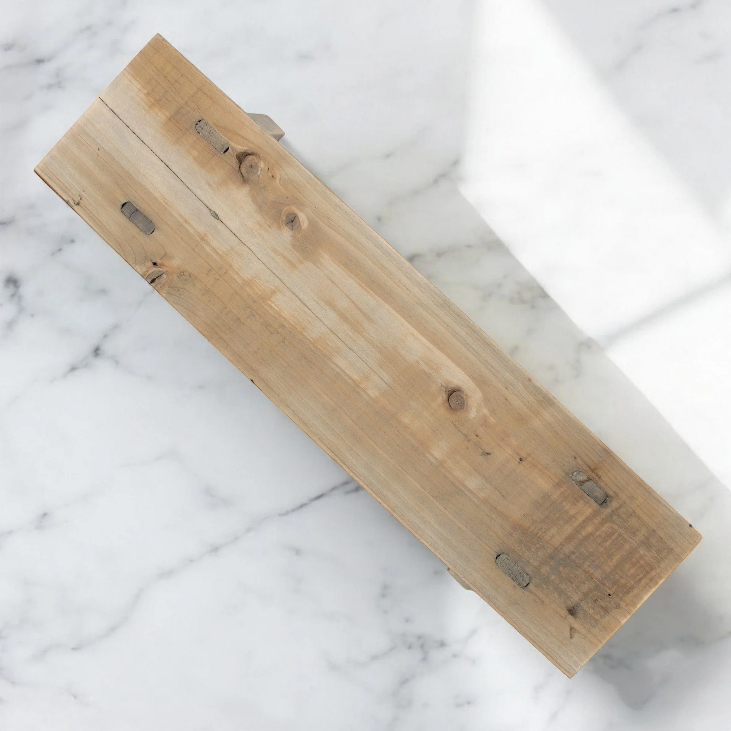 Spetebo Blumenbank Deko Bank aus altem Holz 58 x 27 cm
