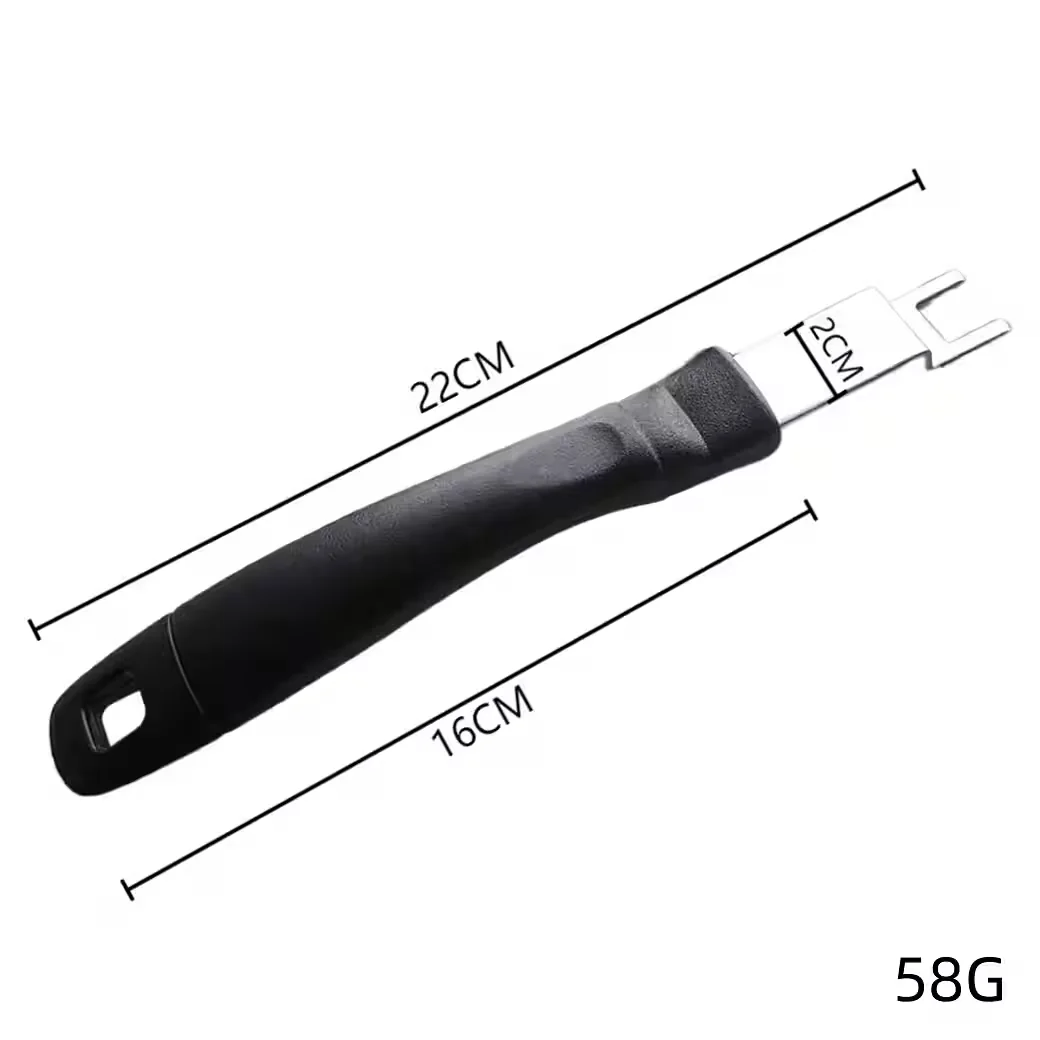 MELKO Edelstahlgriffe Set Grillzubehör für Grillroste 24 cm 2 Stück