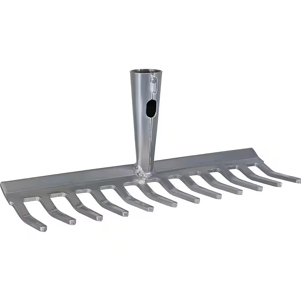 TRIUSO Gartenrechen 36 cm Breite 14 Zinken