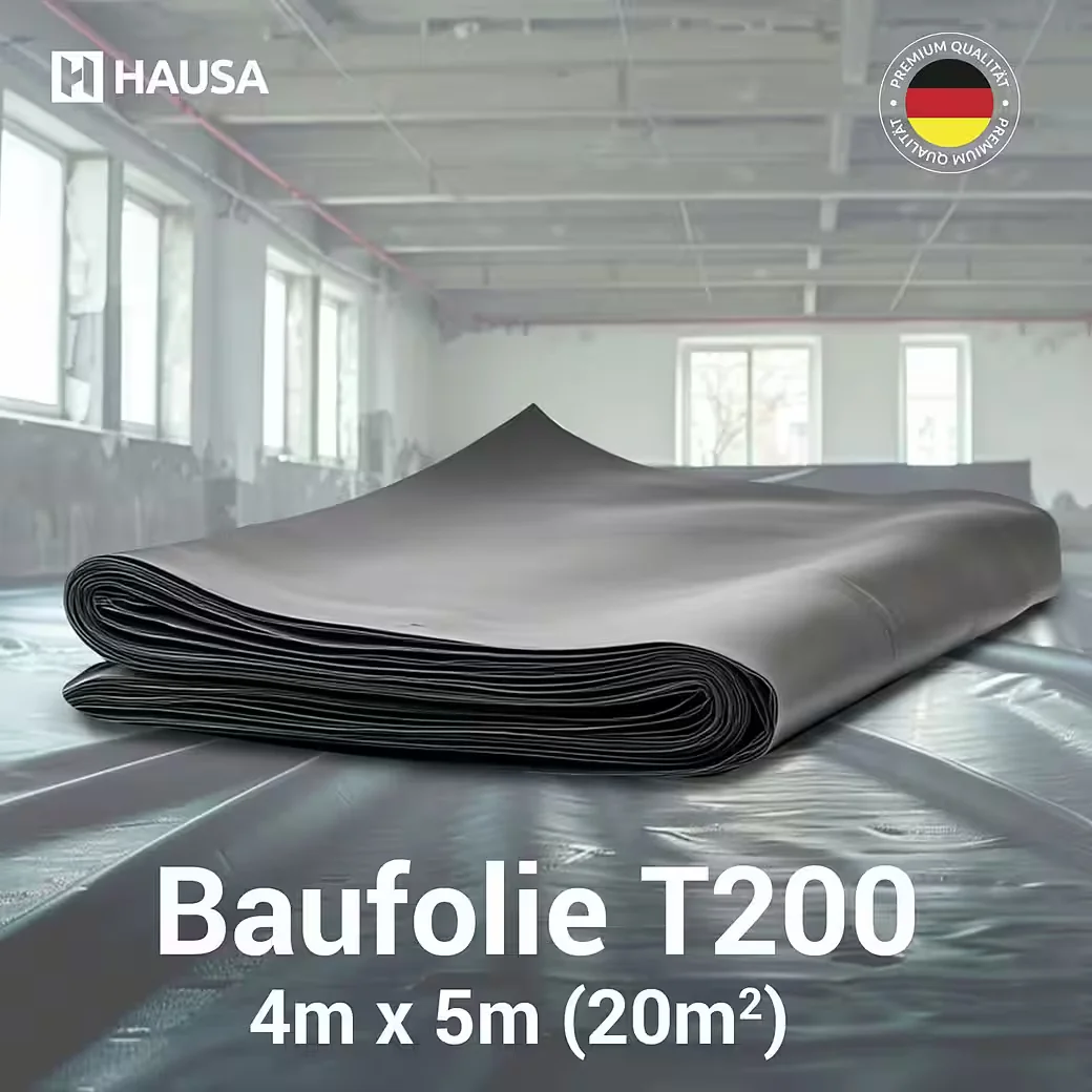 HAUSA Abdeckfolie T200 Schutzfolie für Malerarbeiten