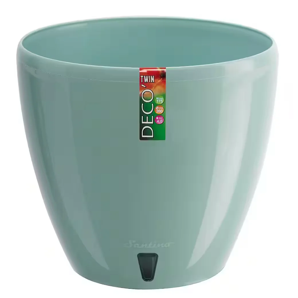Blumentopf Deco Twin - Selbstbewässerungstopf mit Wasserstandsüberwachung