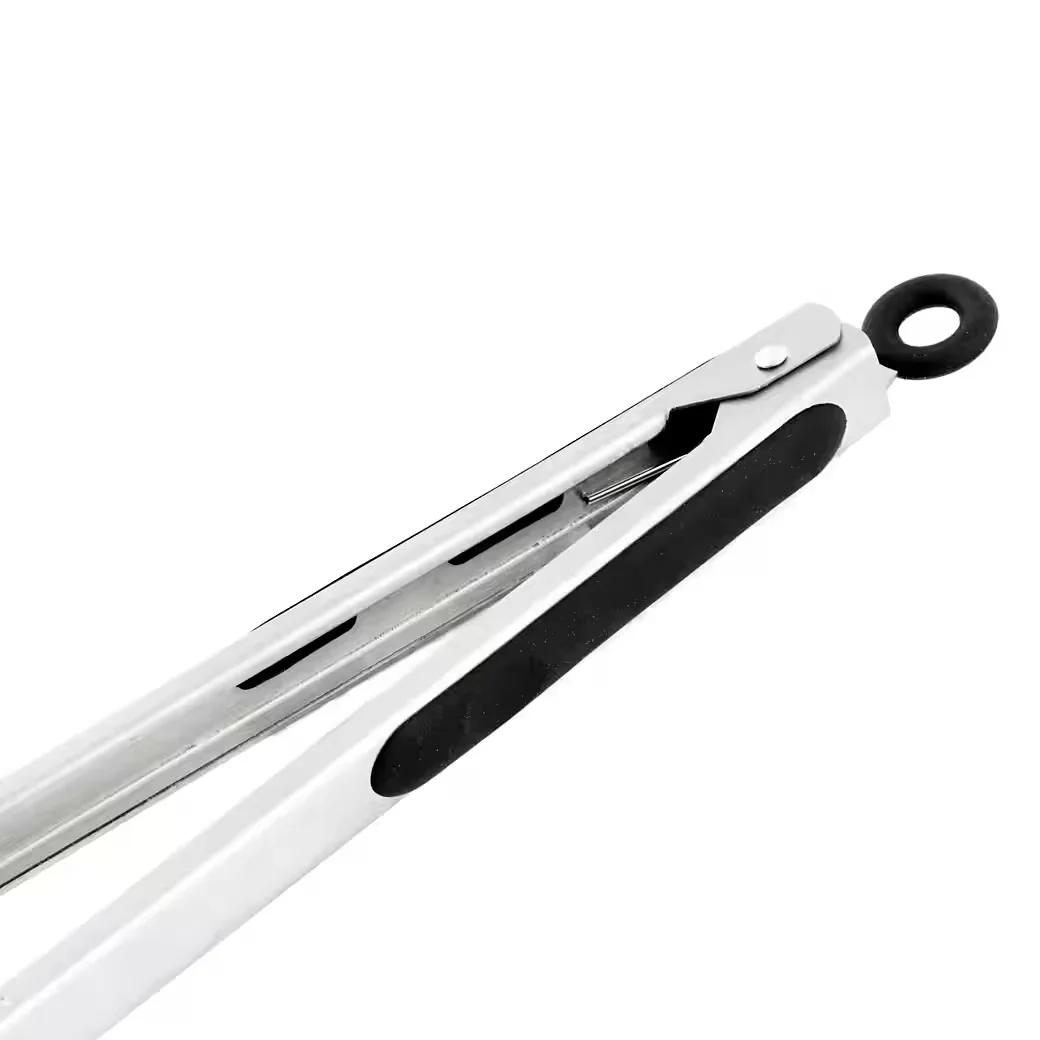BBQ-TORO Edelstahl Grillzange 27 cm hitzebeständig Küchenzange
