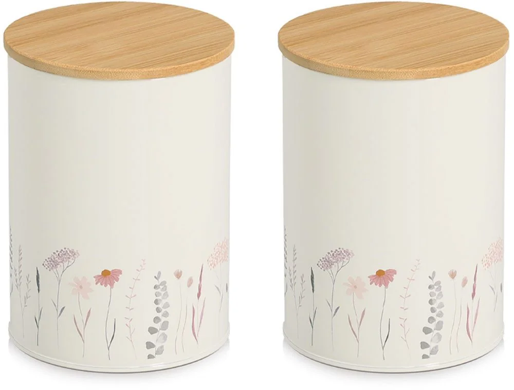 Vorratsdose "Flowers", 2-tlg.