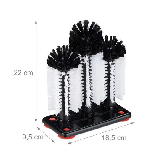 Putzeimer 2 x Gläserspülbürste