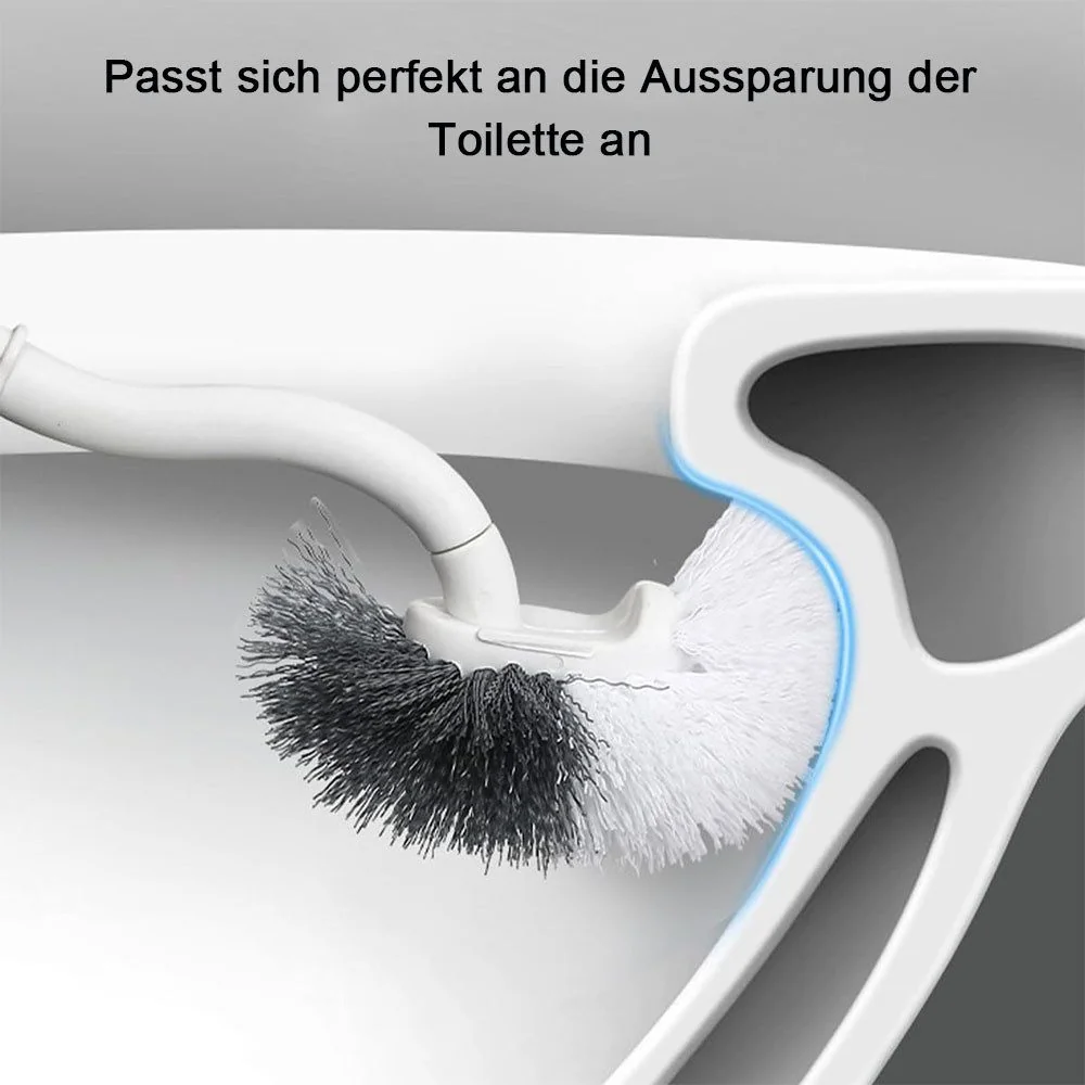 WC-Reinigungsbürste 3er Set WC Bürste mit Randreiniger