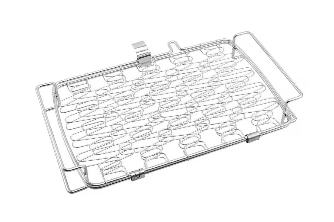PRIMASTER Grillkorb Edelstahl 34 x 23 cm Grillrosteinsatz