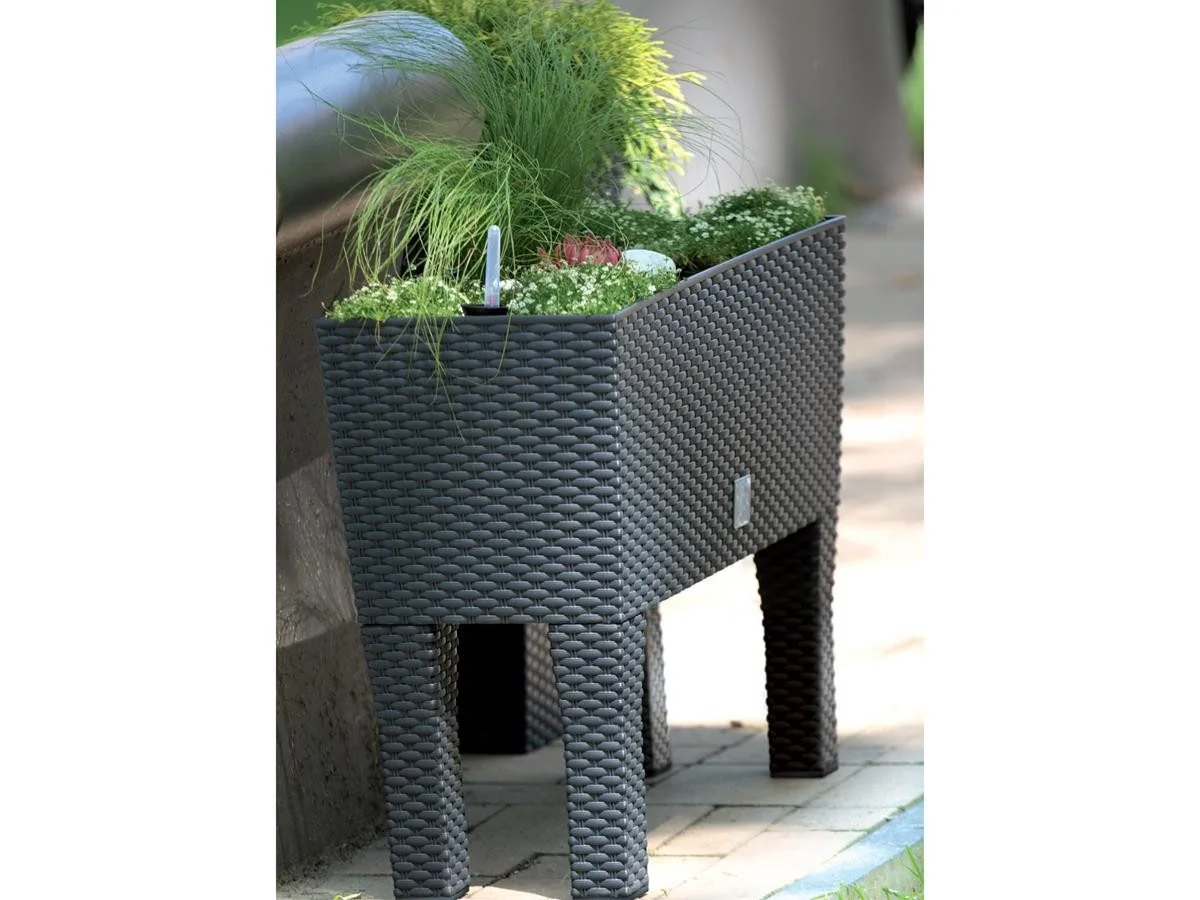 Prosperplast Rato Case High Hochbeet Blumentopf mit Bewässerungssystem