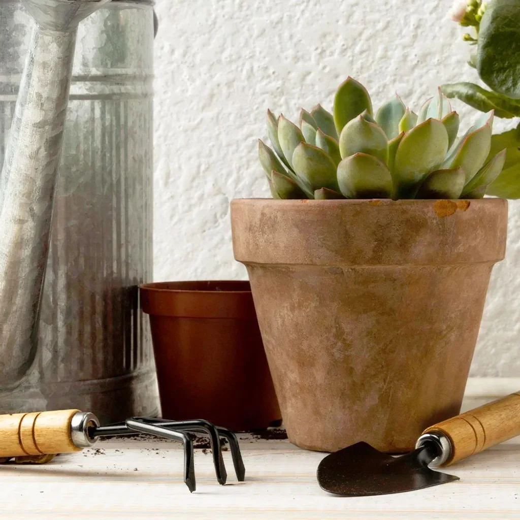 ProGarden Mini-Gartenwerkzeuge Set Spaten und Klauenharke 2-teilig