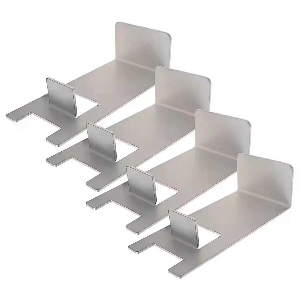 BBQ-TORO Grillerweiterung Edelstahl 4er-Set für Pizzaring 57 cm