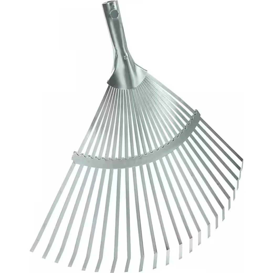 TRIUSO Fächerbesen Drahtbesen 48 cm 22 Federdrahtzinken 48 cm Breite