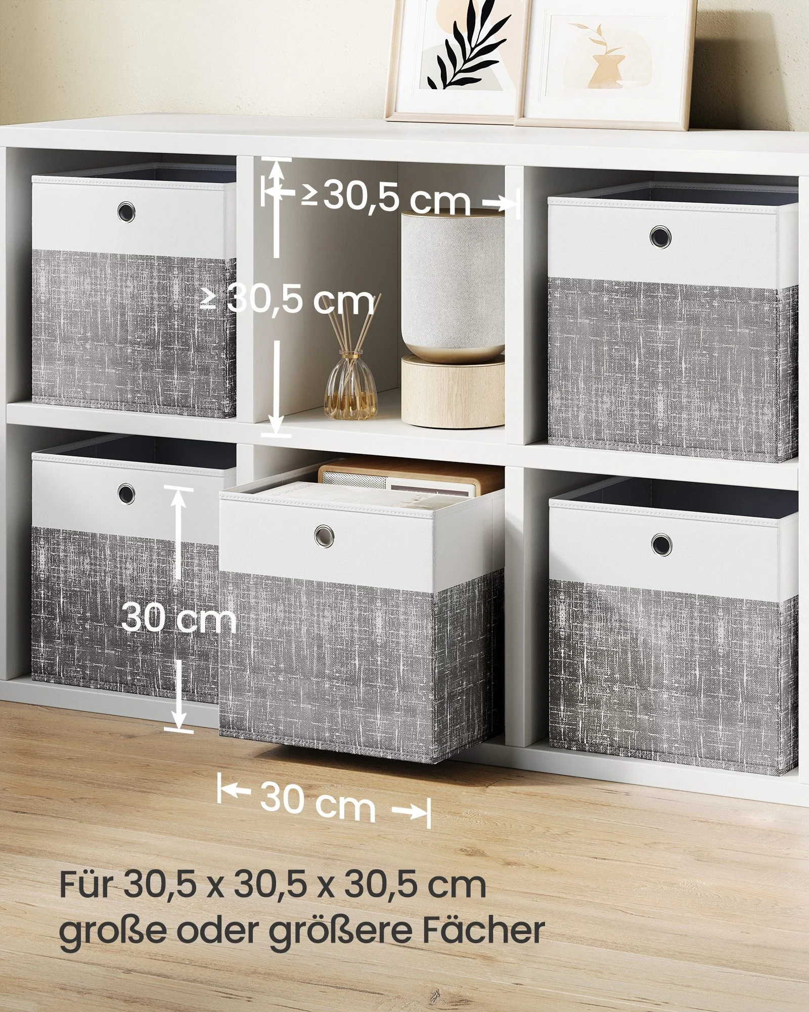 Aufbewahrungsbox Aufbewahrungskorb, Ordnungsboxen, Faltbox, Stoffbox für Würfelregal