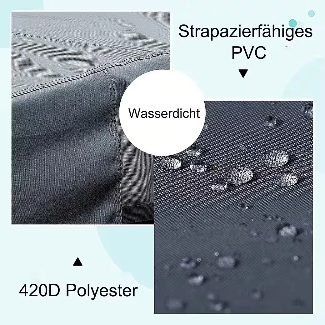 LISZTON Schutzhülle für Whirlpool Abdeckung wasserdicht Outdoor