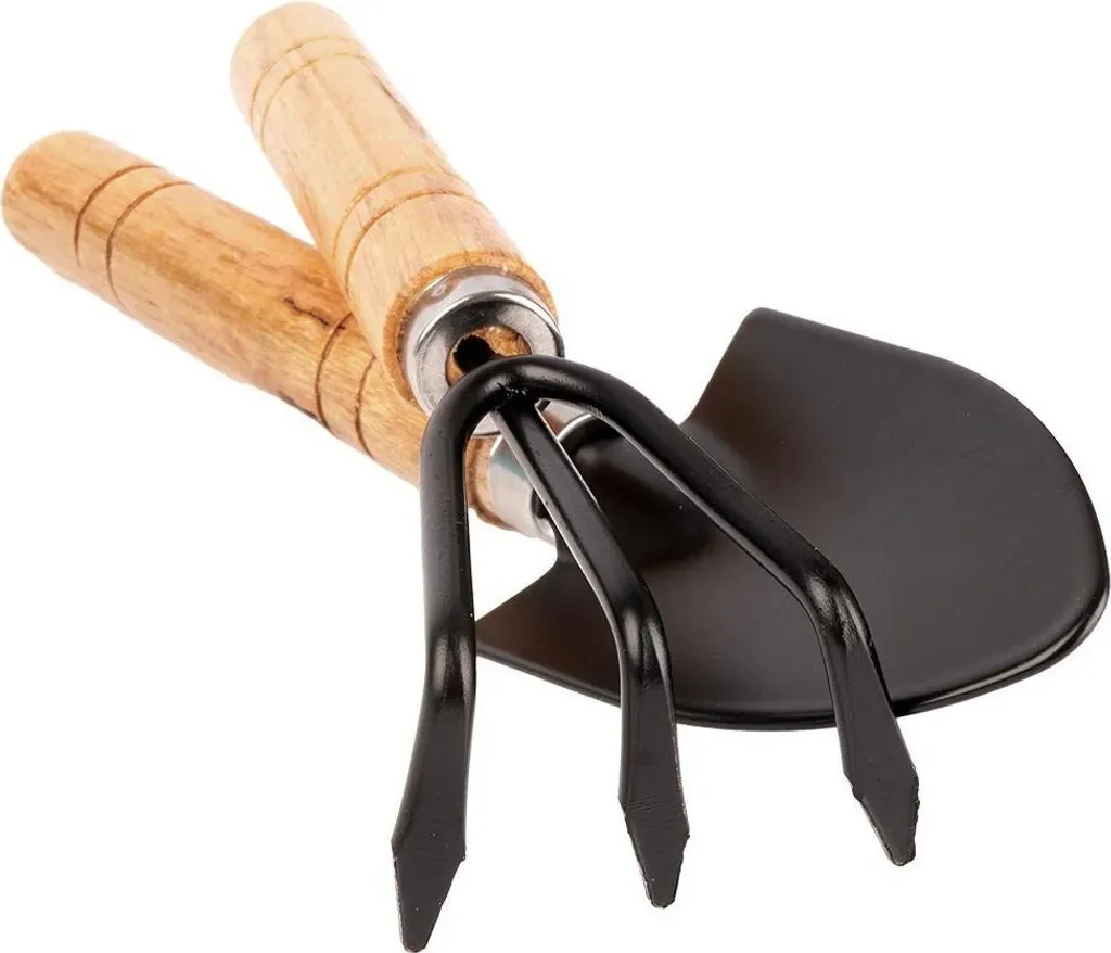 ProGarden Mini-Gartenwerkzeuge Set Spaten und Klauenharke 2-teilig