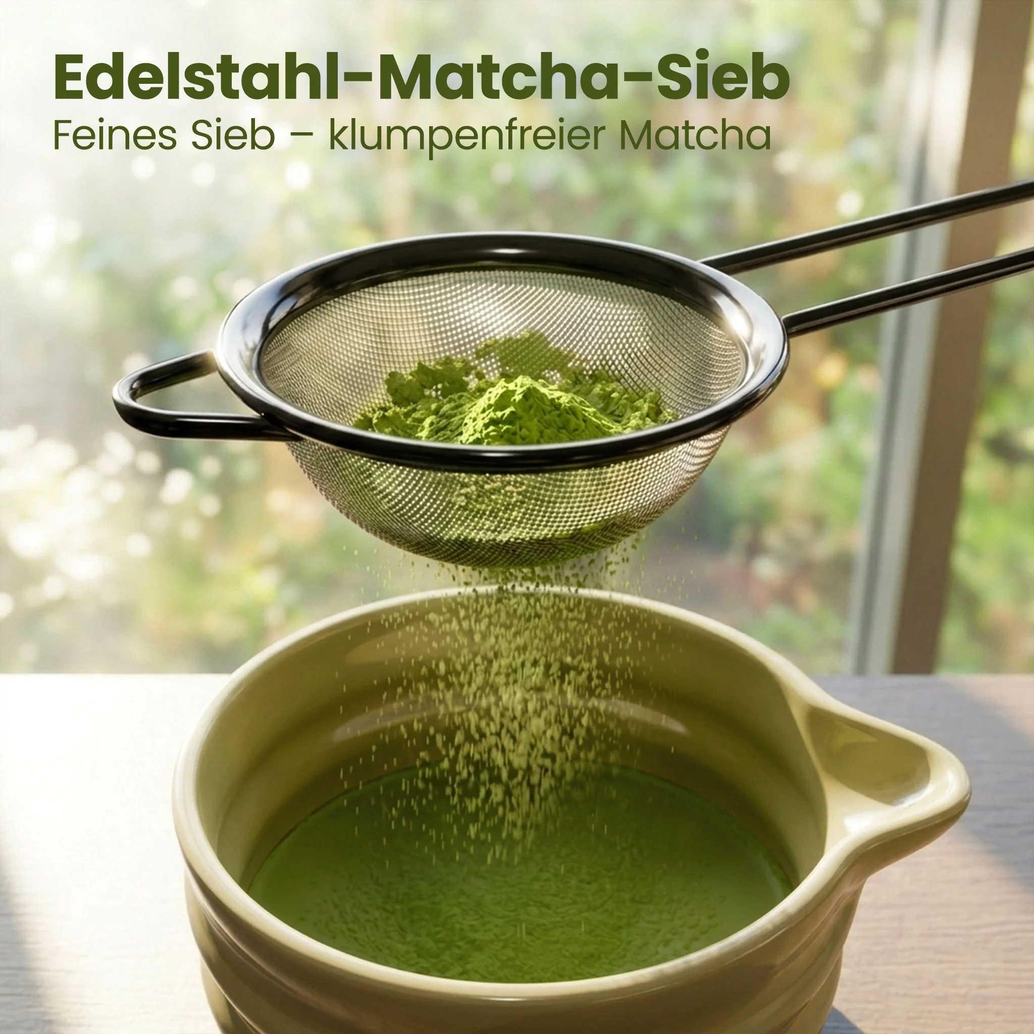 Teeservice Matcha Set - 7-teiliges Matcha Tee Lebensmittelecht, Spülmaschinenfest