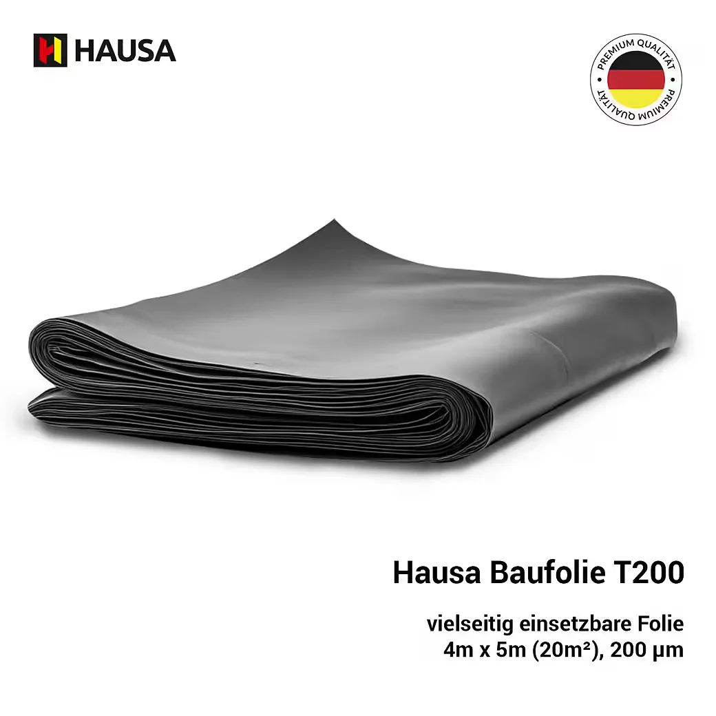 HAUSA Abdeckfolie T200 Schutzfolie für Malerarbeiten
