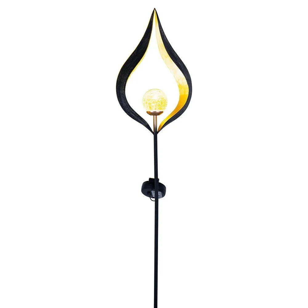 GLOBO LIGHTING LED Solar Außenleuchte Stecklampe Garten Deko