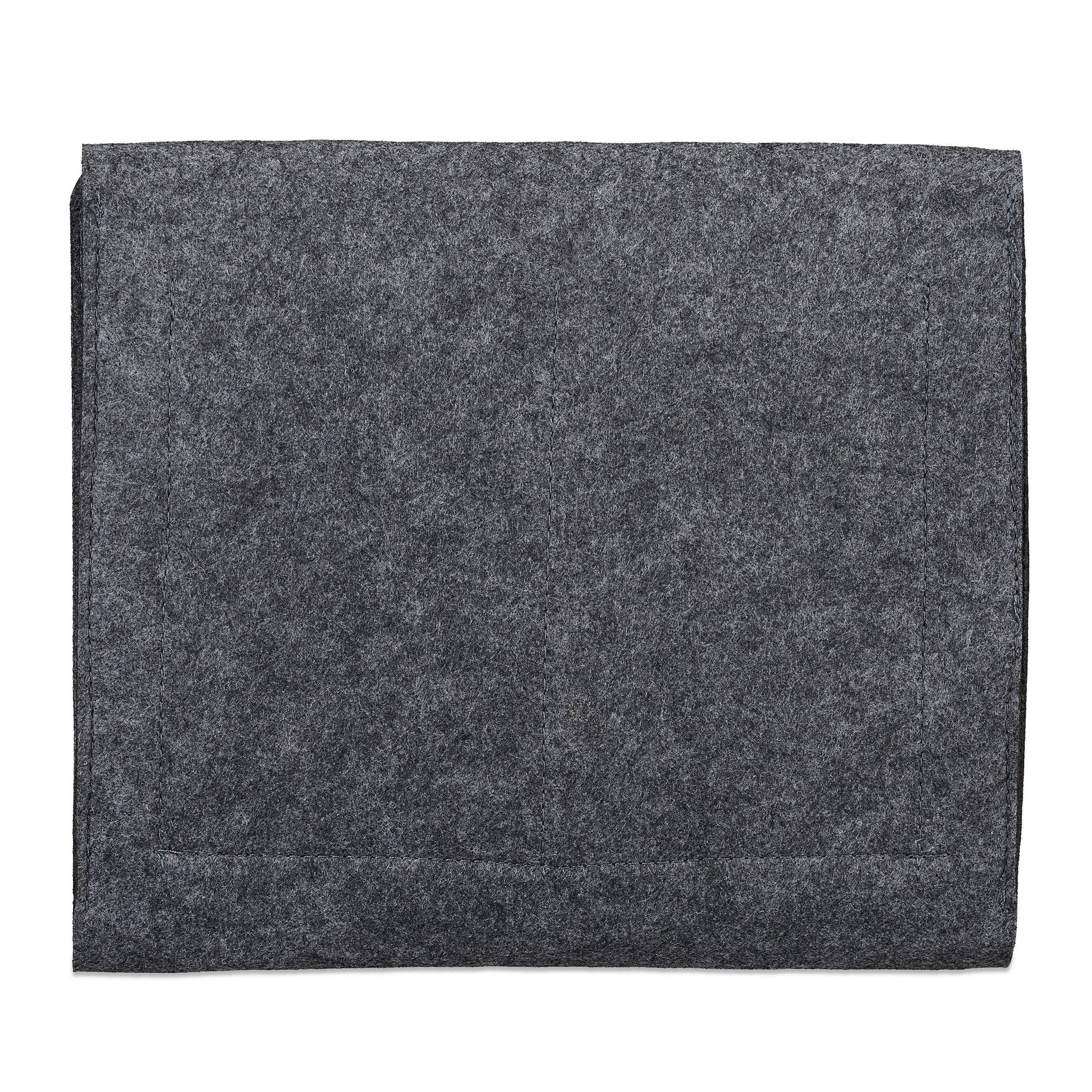 Relaxdays Filz Betttasche Bett Organizer mit Fächern Aufbewahrung