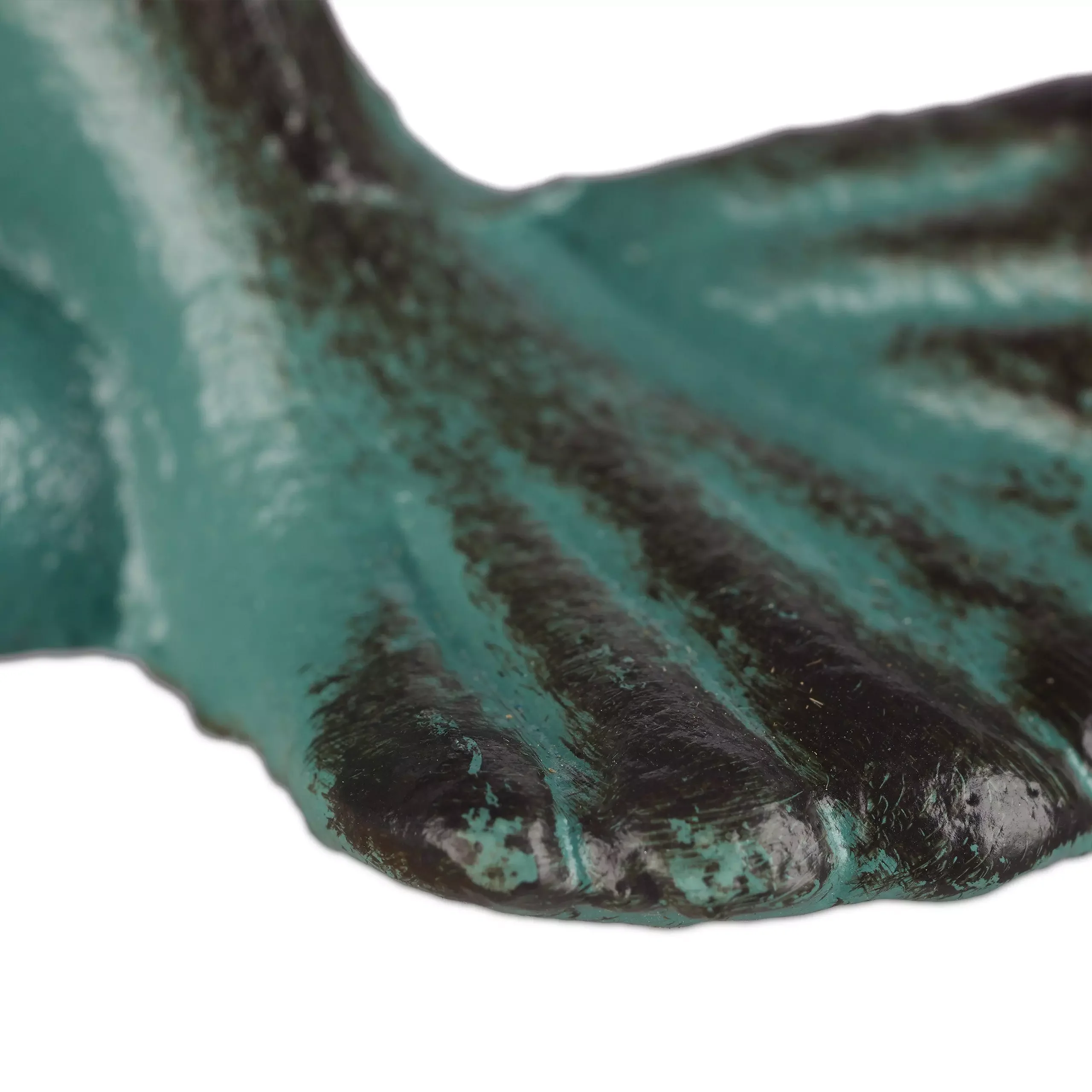 Relaxdays Gartenfigur Froschkönig M Dekofigur für Garten und Balkon