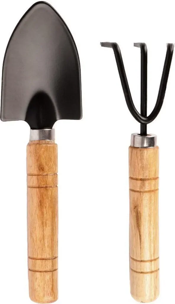 ProGarden Mini-Gartenwerkzeuge Set Spaten und Klauenharke 2-teilig